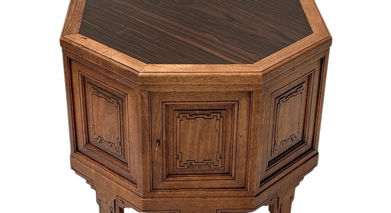 Art Deco Amsterdamse School Coffee Table or Cabinet by Napoleon Le Grand, 1920s